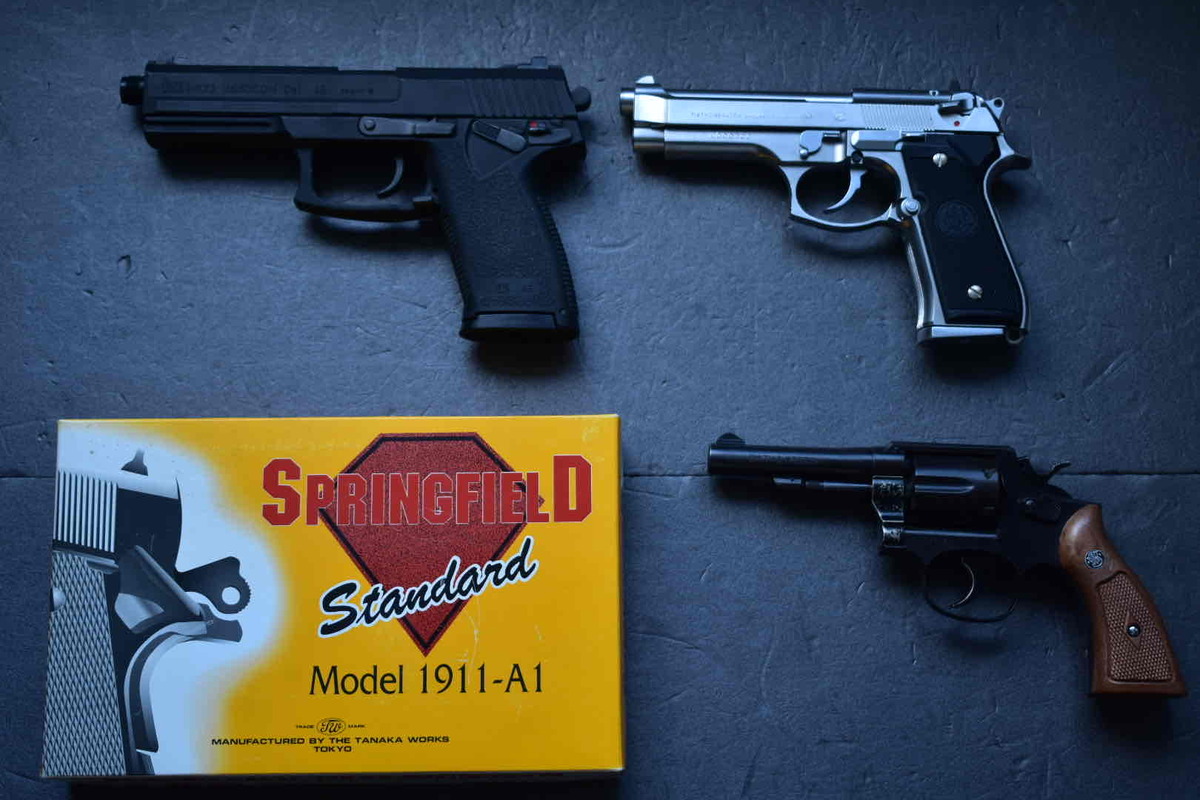 コクサイ　S＆W M10　タナカ　M1911A1　他