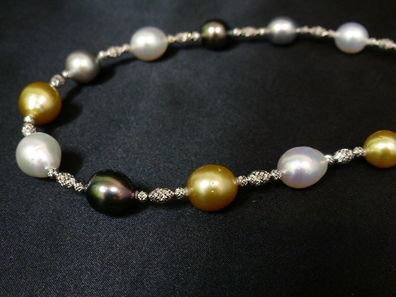 ネックレス	K18WG	56.5ｇ	パール