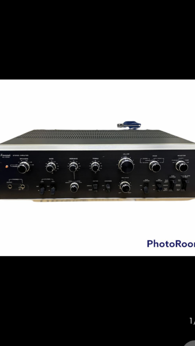 SANSUI サンスイ AU-8500 アンプ 中古 通電確認　ステレオア...