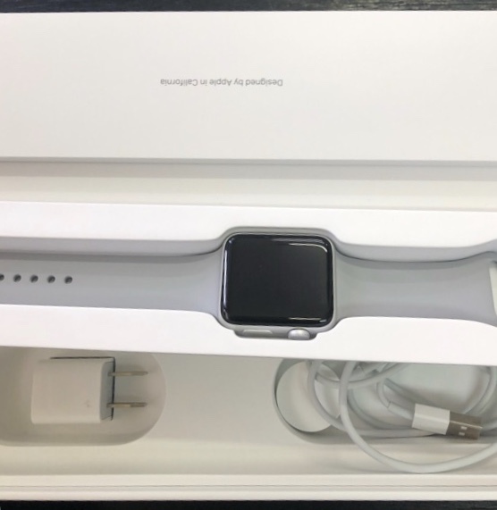 Apple Watch Series3 GPS 42mm シルバーアルミニ...