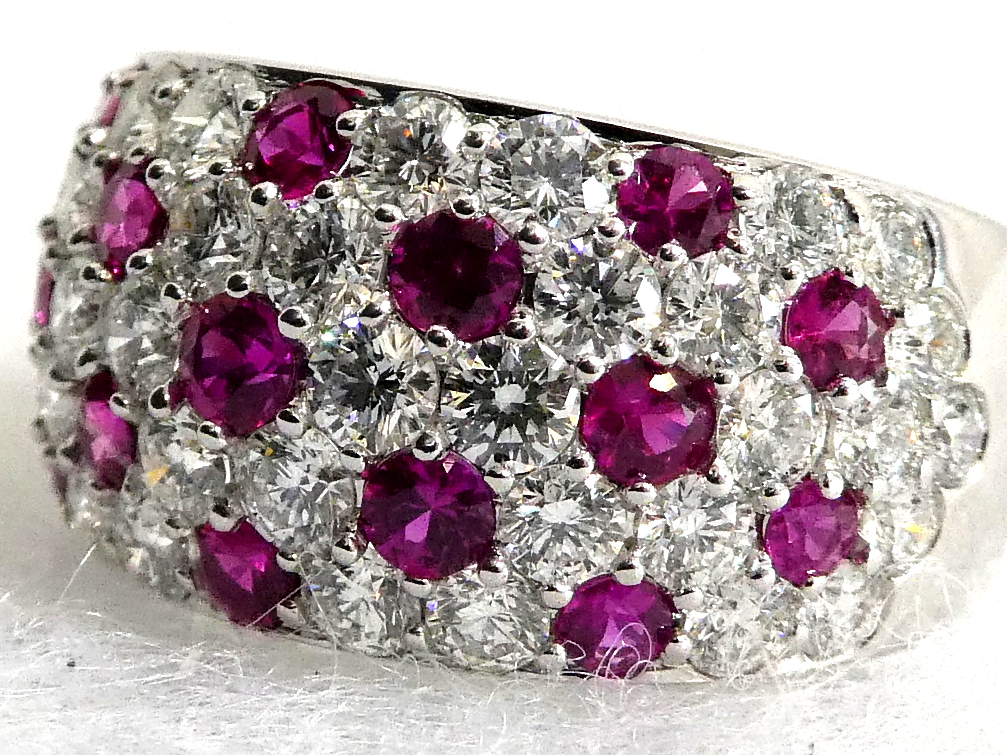 ミキモト	K18WGルビーダイヤ