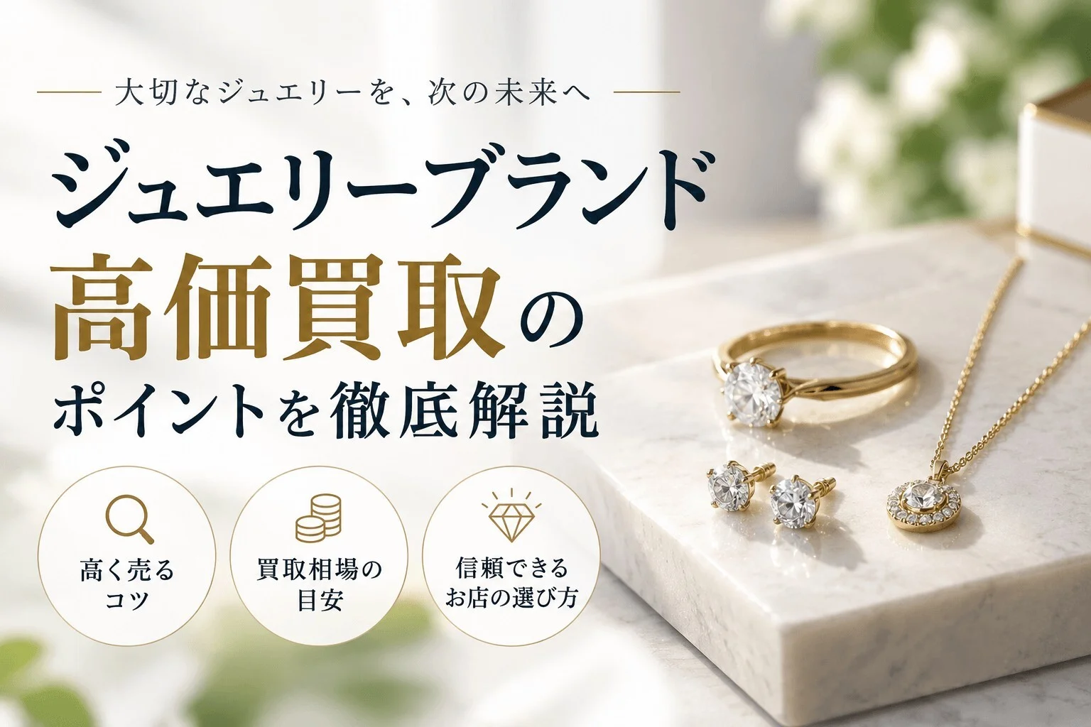 高価買取が期待できるジュエリーブランド10選！資産価値の高いおすすめアイテムを紹介